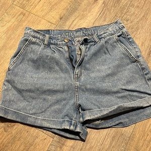 High rise Jean shorts